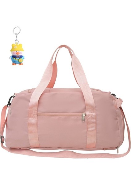 Erkekler ve Kadınlar Için Omuz Çantası Büyük Kapasiteli Islak ve Kuru Ayrılmış Spor Yoga Fitness Çantası Büyük Kapasiteli Kısa (Yurt Dışından)