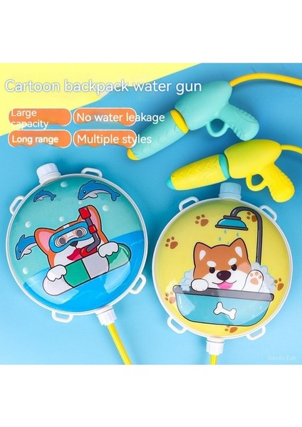 1300ML Yaz Çocuk Sırt Çantası Pull-Out Su Tabancası Devil's Eye (Yurt Dışından) fiyatları