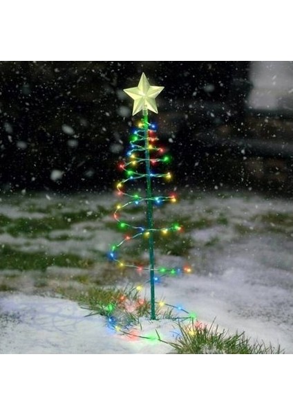 Noel Bahçesi Yıldız Dizesi Işıkları, Açık Noel Ağacı Dekorasyon Işıkları, LED Güneş Işık Dizesi (Yurt Dışından)