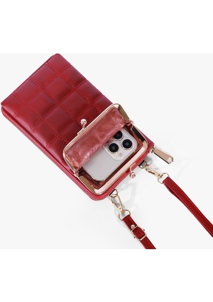 Bayan Cüzdan Omuz Crossbody Çanta Çok Fonksiyonlu Telefon Çantası (Yurt Dışından) indirimleri