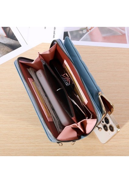 Bayan Cüzdan Omuz Crossbody Çanta Çok Fonksiyonlu Telefon Çantası (Yurt Dışından) fırsatları