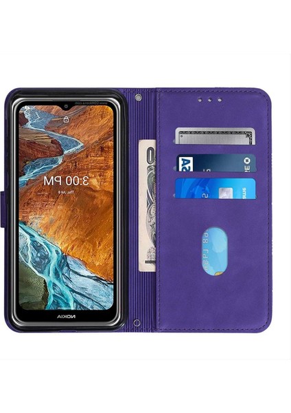 Oppo Find X5 5g Kılıf Tam Kaplar Deri Dokulu Kapaklı Cüzdan Standlı Kartvizitli Kopçalı Kapak Kartlıklı Uzun Askılı (Yurt Dışından)