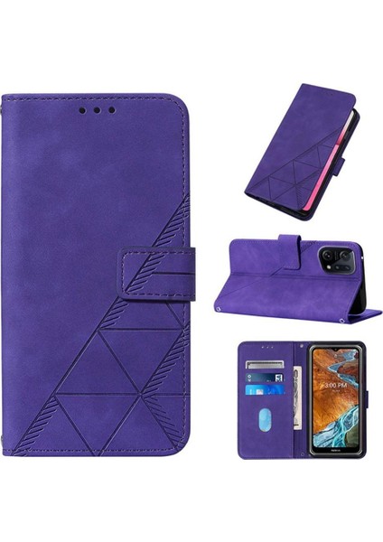 Oppo Find X5 5g Kılıf Tam Kaplar Deri Dokulu Kapaklı Cüzdan Standlı Kartvizitli Kopçalı Kapak Kartlıklı Uzun Askılı (Yurt Dışından)