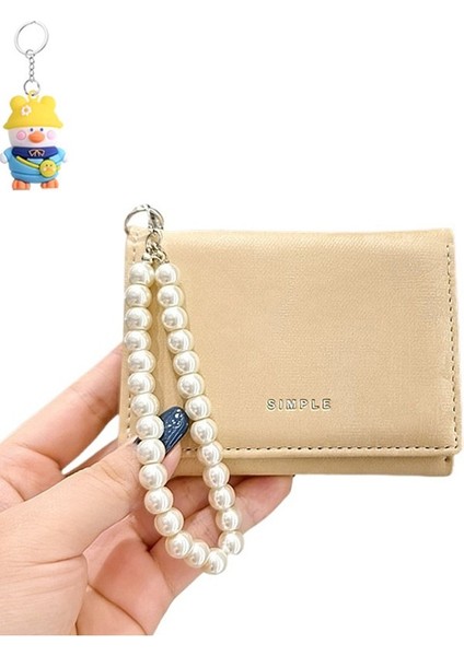 Üç Katlı Ince Bayanlar Kısa Cüzdan Cüzdanı Çoklu Kart Yuvası Kart Tutucu (Yurt Dışından) fiyatları