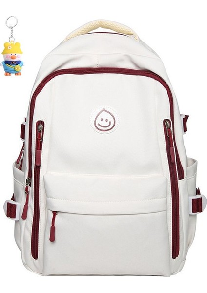 Okul Çantası Ortaokul Öğrencisi Kadın Basit Sırt Çantası Büyük Kapasiteli Sırt (Yurt Dışından) fiyatları