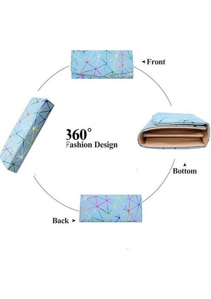 Bayan Cüzdan Uzun Büyük Kapasiteli Üç Katlı Cüzdan Para Cüzdanı Cep Telefonu Çantası Depolama Çantası Kart (Yurt Dışından) fırsatları