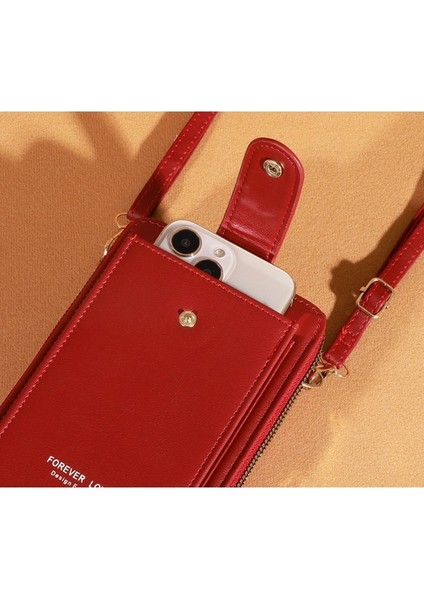 Bayan Cüzdan Omuz Crossbody Çanta Çok Fonksiyonlu Telefon Çantası (Yurt Dışından) indirimleri