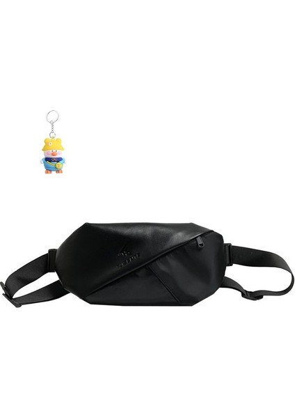 Bel Çantası Erkek Göğüs Çantası Moda Basit Tek Omuz Küçük Sırt Çantası Kadın Gündelik Spor Crossbody Çantası (Yurt Dışından)
