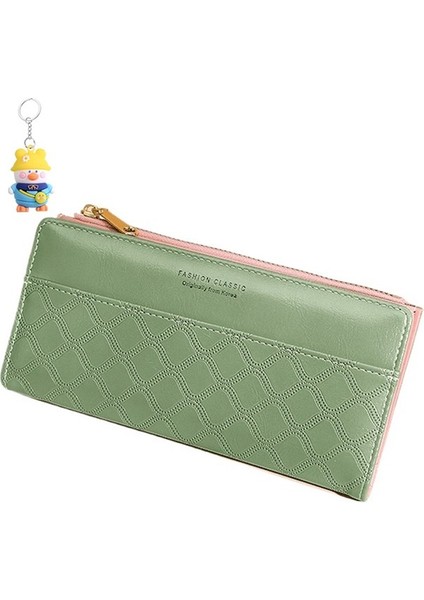 Cüzdan Bayanlar Uzun Iki Katlı Çoklu Kart Yuvası Kart Tutucu Clutch (Yurt Dışından)