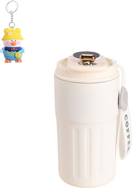 Akıllı 316 Paslanmaz Çelik Kahve Fincanları Taşınabilir Erkekler ve Kadınlar Basit Hediyeler Termos (Yurt Dışından)