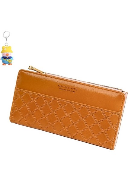 Cüzdan Bayanlar Uzun Iki Katlı Çoklu Kart Yuvası Kart Tutucu Clutch (Yurt Dışından)