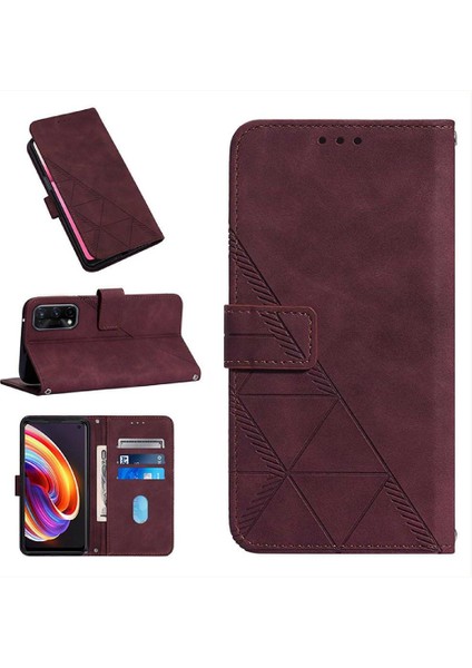 Realme 7 5g Kılıf Tam Kaplar Deri Dokulu Kapaklı Cüzdan Standlı Kartvizitli Kopçalı Kapak Kartlıklı Uzun Askılı (Yurt Dışından) fırsatları