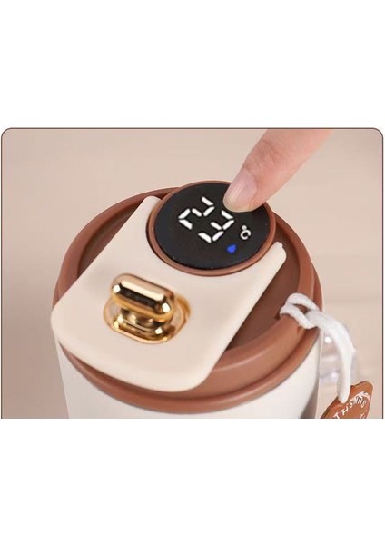 Akıllı 316 Paslanmaz Çelik Kahve Fincanları Taşınabilir Erkekler ve Kadınlar Basit Hediyeler Termos (Yurt Dışından) fırsatları