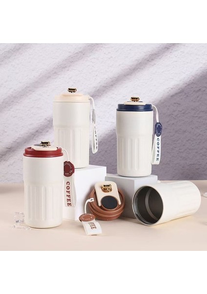 Akıllı 316 Paslanmaz Çelik Kahve Fincanları Taşınabilir Erkekler ve Kadınlar Basit Hediyeler Termos (Yurt Dışından) modelleri