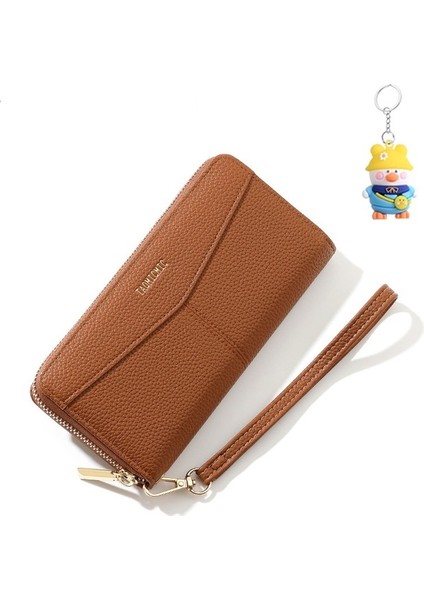 Uzun Bayan Cüzdan Büyük Kapasiteli El Cüzdanı Cep Telefonu Çantası Kart Tutucu (Yurt Dışından)