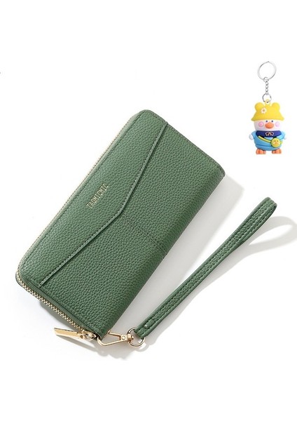 Uzun Bayan Cüzdan Büyük Kapasiteli El Cüzdanı Cep Telefonu Çantası Kart Tutucu (Yurt Dışından)