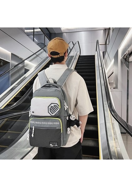 Moda Kadın Hafif Moda Marka Sırt Renk Kontrastı Okul Erkek Ortaokul Öğrencisi Lise Öğrencisi Niş Tasarım Sırt Çantası (Yurt Dışından) modelleri
