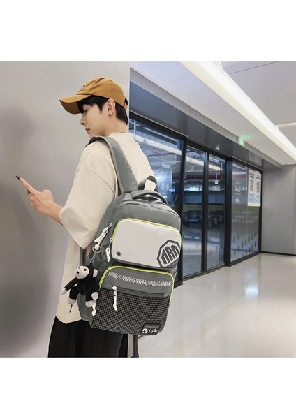 Moda Kadın Hafif Moda Marka Sırt Renk Kontrastı Okul Erkek Ortaokul Öğrencisi Lise Öğrencisi Niş Tasarım Sırt Çantası (Yurt Dışından) fırsatları