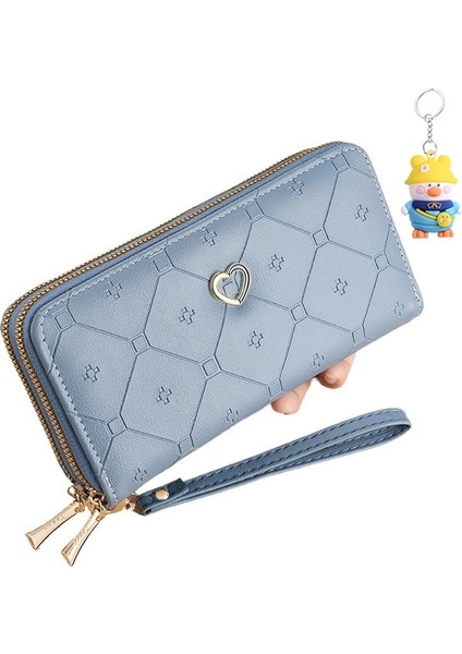 Cüzdan Kızlar Uzun Çift Fermuarlı Cüzdan Moda Büyük Kapasiteli El Çantası Kadın (Yurt Dışından) fiyatları