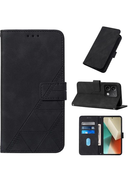 Xiaomi Redmi Note 13 5g Kılıf Tam Kaplar Deri Dokulu Kapaklı Cüzdan Standlı Kartvizitli Kopçalı Kapak Kartlıklı Uzun Askılı (Yurt Dışından) fırsatları