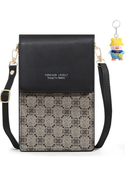 Moda Bayan Telefon Çantası Moda Çapraz Omuz Küçük Omuz Çantası Çok Fonksiyonlu Cep Telefonu Çantası (Yurt Dışından)