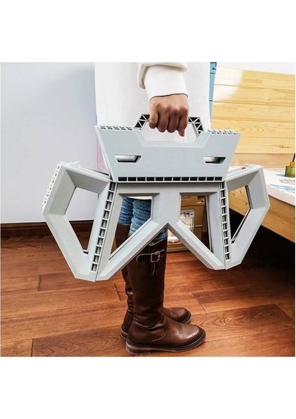 Taşınabilir Kalınlaşmış Plastik Katlanır Tabure, Robot Maza Çocuk Küçük Tezgahı (Yurt Dışından)