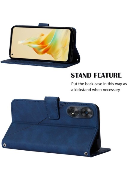 Oppo Reno 8t 4g Kılıf Tam Kaplar Deri Dokulu Kapaklı Cüzdan Standlı Kartvizitli Kopçalı Kapak Kartlıklı Uzun Askılı (Yurt Dışından) indirimleri