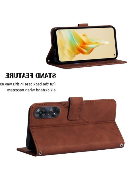 Oppo Reno 8t 4g Kılıf Tam Kaplar Deri Dokulu Kapaklı Cüzdan Standlı Kartvizitli Kopçalı Kapak Kartlıklı Uzun Askılı (Yurt Dışından) indirimleri