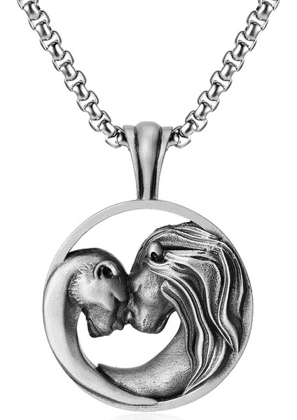 Çift Kolyeler Avrupa ve Amerika Birleşik Devletleri Kolyeler Erkek ve Kadın Takıları Hip-Hop Kolyeler Hafif Lüks Niş (Yurt Dışından)