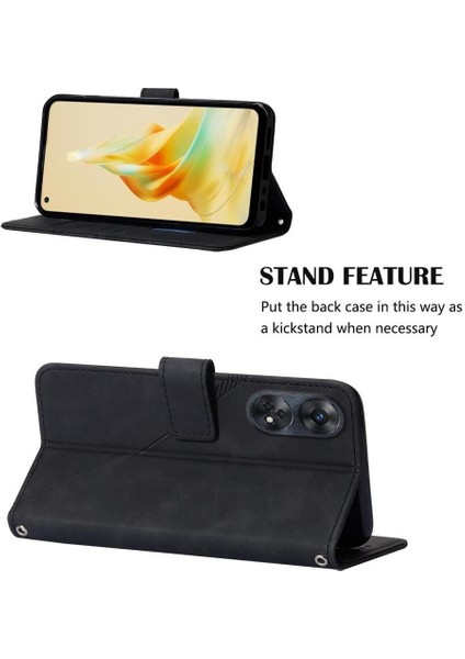 Oppo Reno 8t 4g Kılıf Tam Kaplar Deri Dokulu Kapaklı Cüzdan Standlı Kartvizitli Kopçalı Kapak Kartlıklı Uzun Askılı (Yurt Dışından) indirimleri