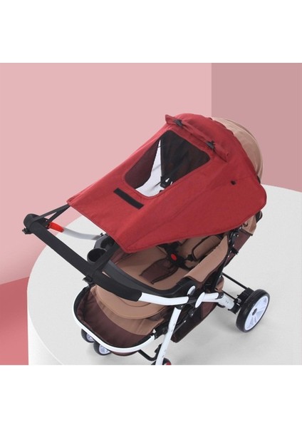 Bebek Arabası Için Güneşlik - Kırmızı (Yurt Dışından) modelleri