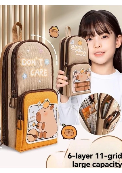 Büyük Capica Kapibara Capybara Karikatür Kalem Kutusu Sevimli Kalem Tutucu Kalem Çantası (Yurt Dışından) fiyatları