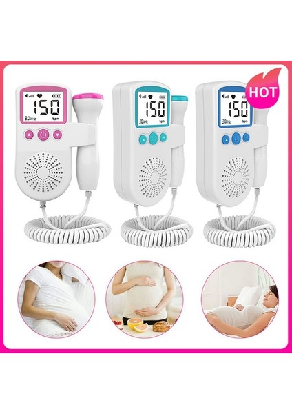 Fetal Doppler Kalp Atışı Monitörü Arkadan Aydınlatmalı LCD Prob Bebek Kalp Atışı Monitörü (Yurt Dışından) fiyatları