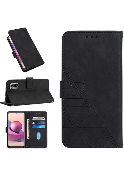 Xiaomi Redmi Note 10 4g Kılıf Tam Kaplar Deri Dokulu Kapaklı Cüzdan Standlı Kartvizitli Kopçalı Kapak Kartlıklı Uzun Askılı (Yurt Dışından) modelleri