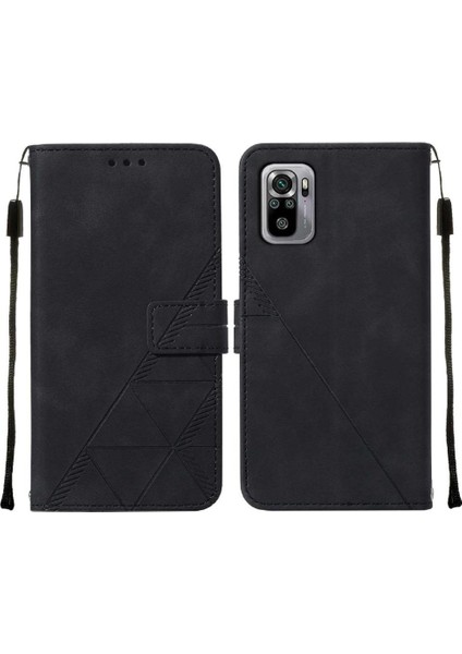 Xiaomi Redmi Note 10 4g Kılıf Tam Kaplar Deri Dokulu Kapaklı Cüzdan Standlı Kartvizitli Kopçalı Kapak Kartlıklı Uzun Askılı (Yurt Dışından) indirimleri
