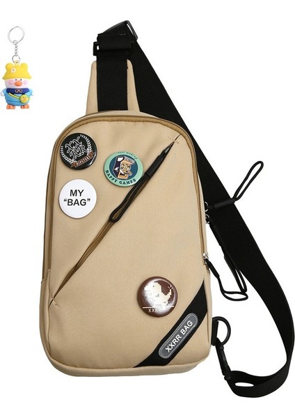 Crossbody Çanta Kadın Spor Eğlence Göğüs Çantası Erkek Küçük Sırt Çantası Tek Omuz Küçük (Yurt Dışından)
