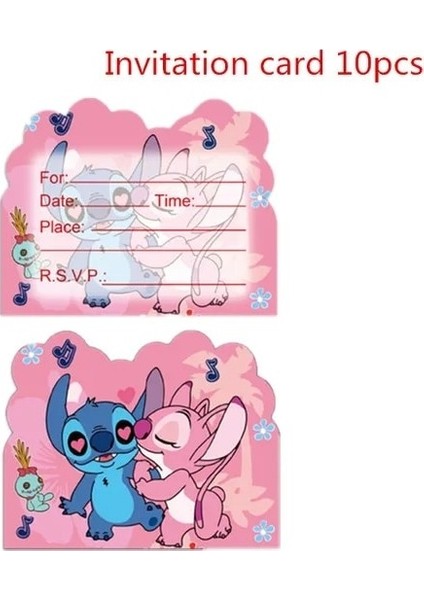 Davetiye Kartı 10 Adet Kızın Dikiş Mutlu Doğum Günü Dekorasyon Disney Dikiş Balonlar Banner Bayrak Kek Topper Bebek Duş Oyuncakları Çocuklar Için Parti Malzemeleri (Yurt Dışından)