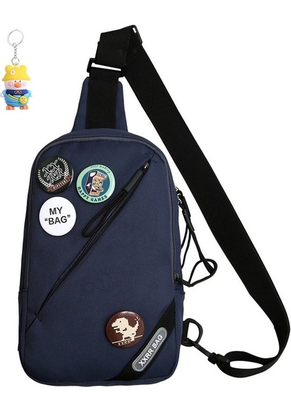 Crossbody Çanta Kadın Spor Eğlence Göğüs Çantası Erkek Küçük Sırt Çantası Tek Omuz Küçük (Yurt Dışından)