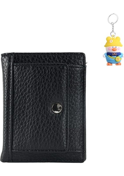 Cüzdan Bayan Snap Kart Tutucu Çoklu Kart Yuvası Para Cüzdanı (Yurt Dışından)