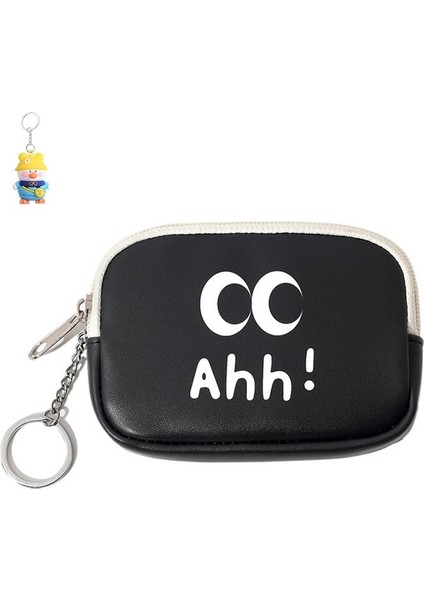 Mini Bozuk Para Cüzdanı Karikatür Sevimli Fermuarlı Madeni Para Kulaklık Çantası Öğrenci Bozuk Para Depolama Küçük Çanta Kolye (Yurt Dışından)