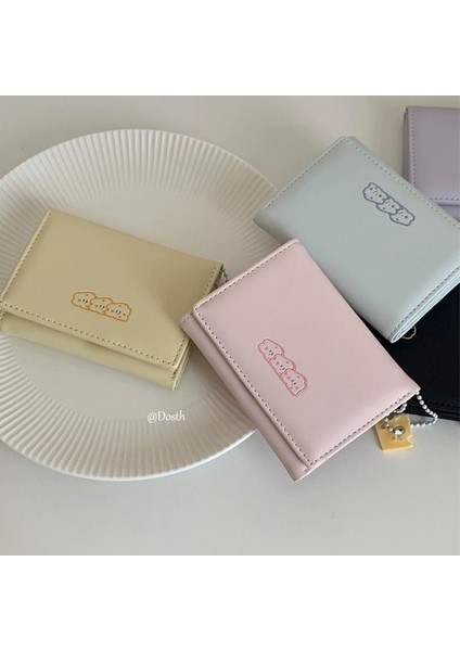 Peynir Peynir Kısa Küçük Cüzdan Kız Öğrenci Sevimli Karikatür Büyük Kapasiteli Kart Tutucu Üç Katlı Cüzdan (Yurt Dışından) indirimleri