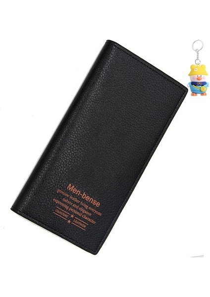 Uzun Menteşel Erkek Cüzdan Mektup Çoklu Kart Yuvası Cüzdan Kart Tutucu (Yurt Dışından)
