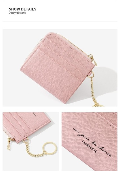 Kart Tutucu Anahtarlık Mini Çok Kart Yuvası Taşınabilir Para Cüzdanı Sevimli Kız Öğrenci Depolama Kartı Tutucu (Yurt Dışından) fırsatları