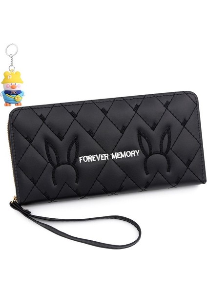 Kızlar Uzun Çanta Büyük Kapasiteli El Kayışı Çok Fonksiyonlu Cüzdan Basit Kadın Fermuarlı Çanta (Yurt Dışından) fiyatları