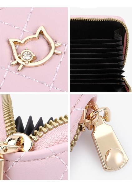 Sevimli Yavru Kedi Kız Bozuk Para Cüzdanı Organ Kart Tutucu Kart Tutucu (Yurt Dışından) indirimleri