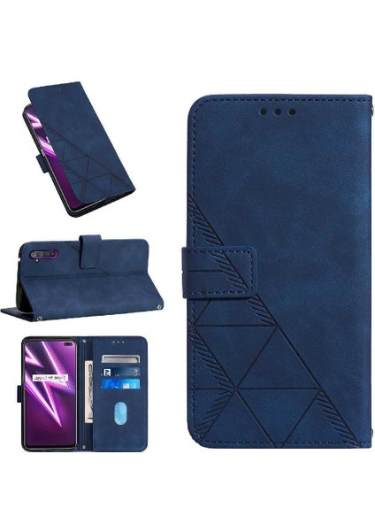 Realme 6 Pro Kılıf Tam Kaplar Deri Dokulu Kapaklı Cüzdan Standlı Kartvizitli Kopçalı Kapak Kartlıklı Uzun Askılı (Yurt Dışından) modelleri