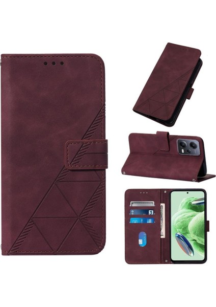 Xiaomi Pcoo X5 5g Kılıf Tam Kaplar Deri Dokulu Kapaklı Cüzdan Standlı Kartvizitli Kopçalı Kapak Kartlıklı Uzun Askılı (Yurt Dışından) fırsatları