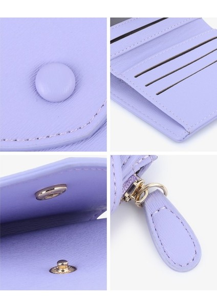 Kısa Çoklu Kart Yuvası Cüzdan Kadın Moda Cüzdan Kart Tutucu (Yurt Dışından) indirimleri