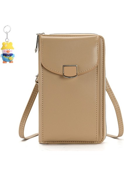 Bayan Cep Telefonu Çantası Omuz Crossbody Çantası Basit Kadın Çantası Dikey Cüzdan (Yurt Dışından)