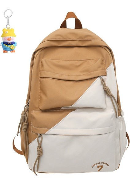 Erkekler ve Kadınlar Için Sırt Çantası, Rahat Basit Sırt Çantası, Büyük Kapasiteli Ortaokul ve Lise (Yurt Dışından)